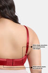 Zivame True Curv Padded Wired 3/4Th Coverage T-Shirt Bra - Sundried Tomato — thumbnail 6